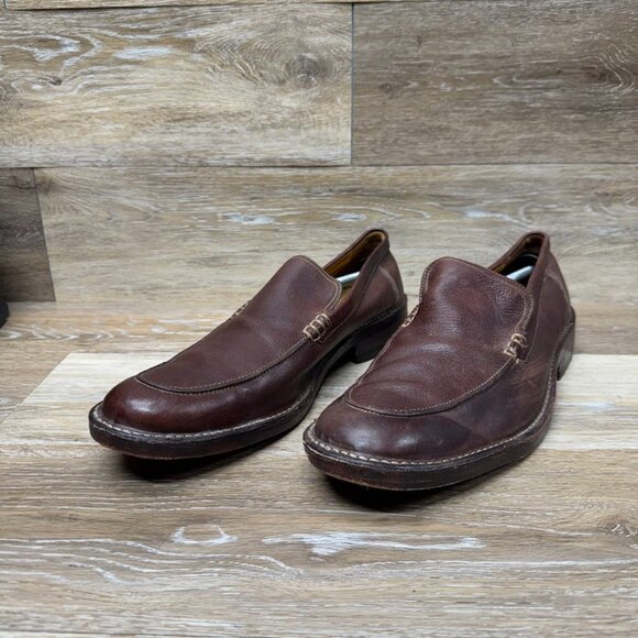 Cole Haan Moc Toe Brown Leather Loafers Men's Size 13 - Picture 1 of 6